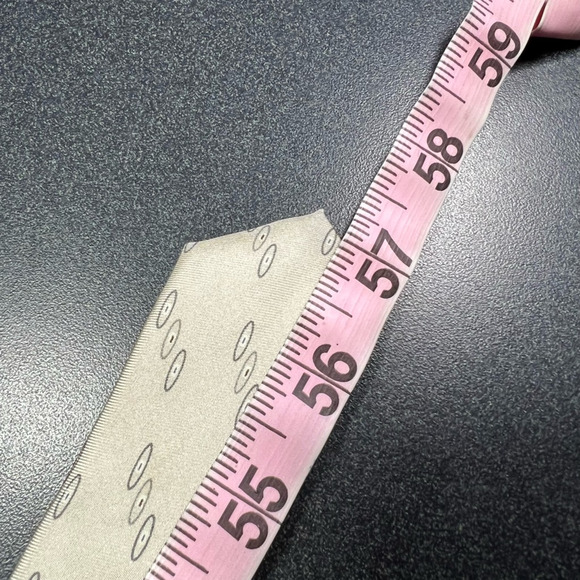 Perry Ellis Portfolio Mens Tie Necktie Multicolor Geometric 100% Silk Wide 57" - Picture 4 of 6